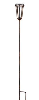 Das Hirsch Regenmesser auf Stab aus Metall in Rost ist ein stabiler und robuster Niederschlagsmesser, ideal für den Garten. Sein minimalistisches Design macht ihn zu einer stilvollen und praktischen Ergänzung für jeden Außenbereich.