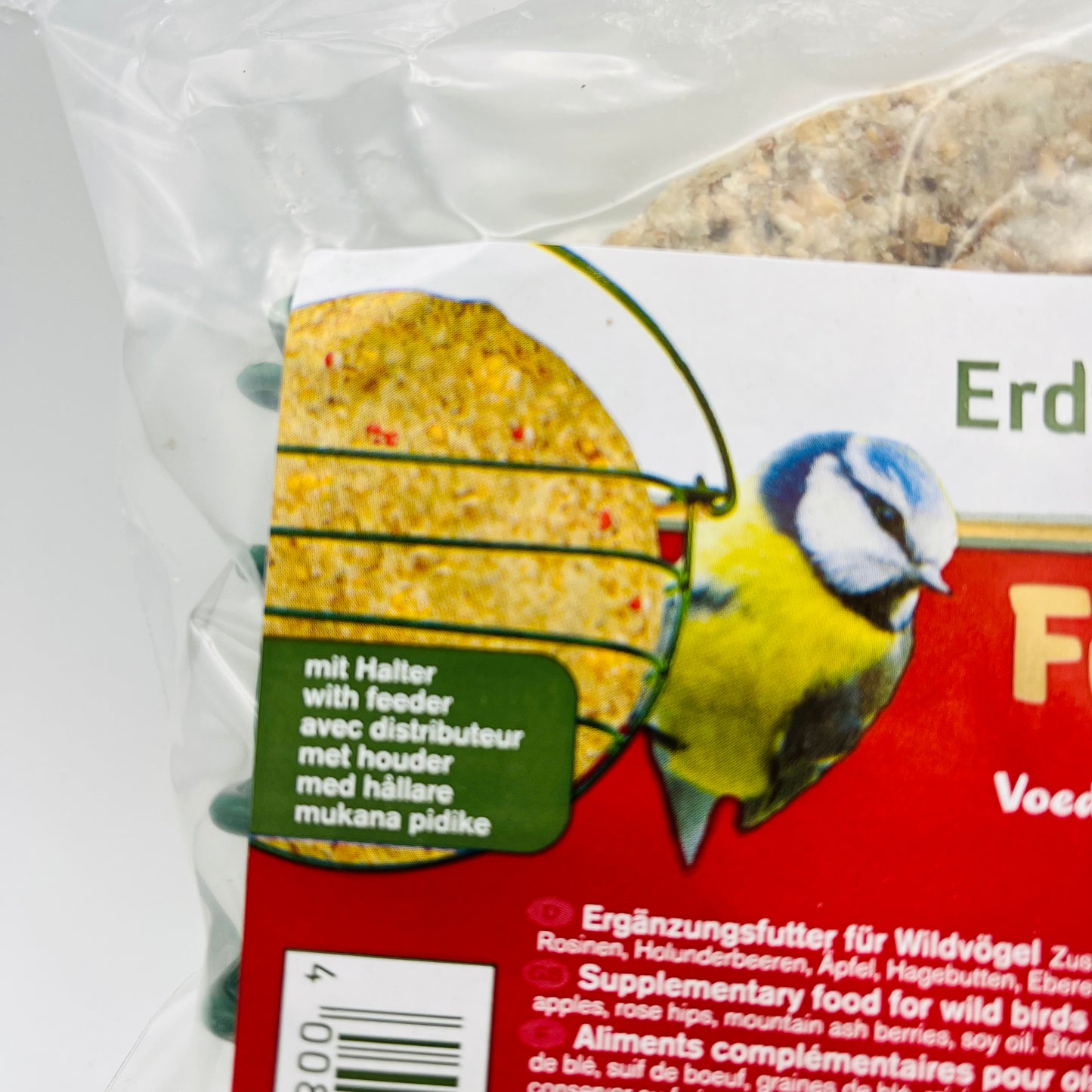 Futtersonne PLUS Frucht - 400 g, im Polybeutel mit Futterhalter
