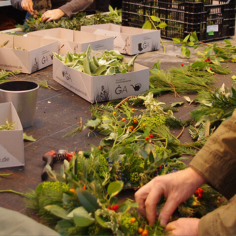 Mi. 29.11.2023 14.00-16.00  WORKSHOP Adventskranzbinden bis 30cm