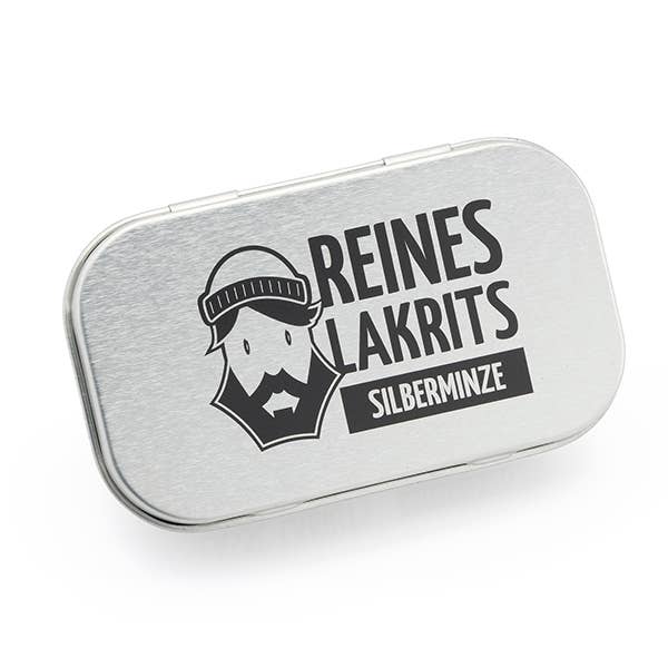 LASSE LAKRITS - natürlich lecker - Dose Reines Lakritz Silberminze