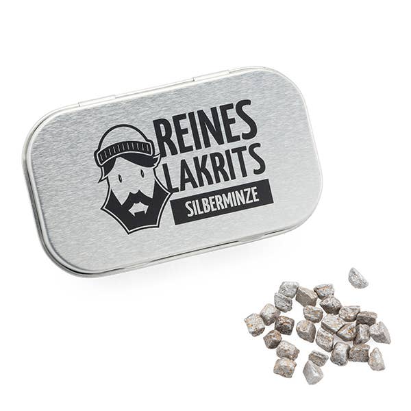 LASSE LAKRITS - natürlich lecker - Dose Reines Lakritz Silberminze