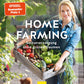 Cover von Homefarming im Gräfe & Unzer Verlag mit einer lächelnden Frau mit einer Kiste frischem Gemüse. Enthält „Spiegel Bestseller Platz 1“ und „Selbstversorgung ohne grünen Daumen“ – ideal für Gärtneranfänger.