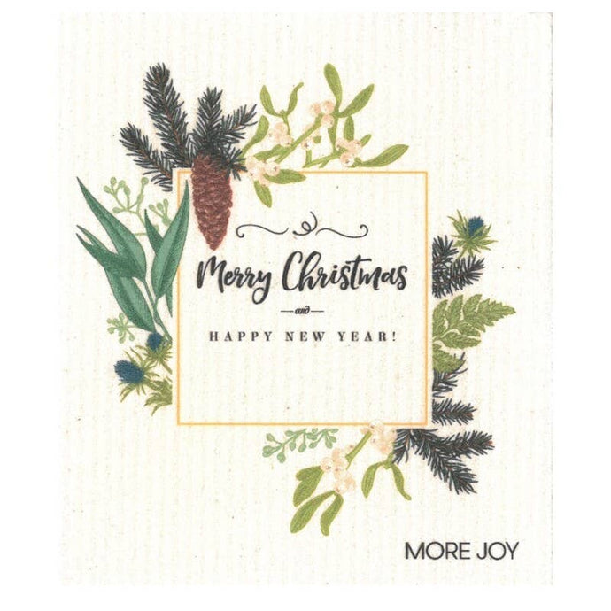 More Joy - Schwammtuch „Christmas Merry“