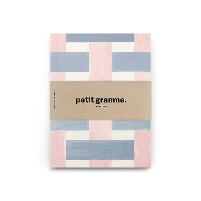 Petit Gramme - Taschennotizbuch mit pinkem Rahmen