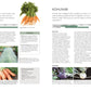Eine Doppelseite in „Die neue Gartenschule“ von DK vergleicht Karotten und Kohlrabi mit Text, Fotos, Anbautipps, häufigen Problemen, Sorten und Pflanzempfehlungen – ideal für Hobbygärtner.