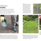 Magazinseite aus "So geht Garten" des DK Verlags: Fotos zeigen Rasendünger, Bewässerung, üppiges Gras, Unkrautjäten von Hand und deutsche Anleitungen - ideal für Anfänger im Gemüse- und Ziergartenbau.