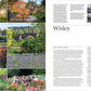 Eine Magazinstrecke mit Text über Wisley und neun Fotos von Gärten, Pflanzen, Bäumen, einem historischen Haus und Besuchern, die die farbenfrohen Mustergärten der Royal Horticultural Society erkunden – mit Schwerpunkt auf „Gärtnern aus Leidenschaft“ vom Gerstenberg Verlag.