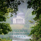 Ein klassischer Pavillon an einem nebligen See, umrahmt von üppigen Bäumen, ziert das Cover von "Englische Landschaftsgärten" aus dem Gerstenberg Verlag.