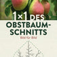 Das Cover des 1x1 des Obstbaumschnitts vom Verlag Eugen Ulmer zeigt reife Birnen an einem Baum, den Titel, ein illustriertes Obstbaumdiagramm als visuelle Schnittanleitung sowie die Namen der Autoren und das Ulmer-Logo am oberen Rand.