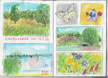 Lade das Bild in den Galerie-Viewer, Fr. 13.06.2025 10.00-13.00 WORKSHOP Mein Reisetagebuch in Aquarell
