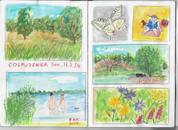 Fr. 13.06.2025 10.00-13.00 WORKSHOP Mein Reisetagebuch in Aquarell