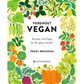 Das farbenfrohe Cover von Vergnügt Vegan | Rezepte und Tipps für die ganze Familie (Gerstenberg Verlag) ist mit lebendigen Illustrationen geschmückt - ideal für vegane Ernährung, alle, die gerne vegan kochen oder neue vegane Rezepte entdecken möchten.