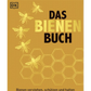 Das Cover des Buches Das Bienen Buch | Bienen verstehen, schützen und halten vom DK Verlag zeigt Bienen- und Wabenillustrationen auf gelbem Hintergrund - ideal für imkernde oder bienenfreundliche Gartenfans. Logo des DK Verlags oben links.