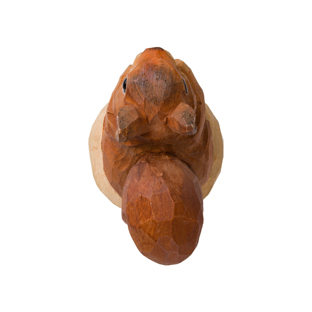 Der Wildlife Garden Bottle Stopper Squirrel ist ein handgeschnitzter Flaschenverschluss aus Holz, mit einem charmanten Eichhörnchen-Design mit detailliertem Schwanz, Ohren und Gesicht aus Naturholz - perfekt als einzigartiges Geschenk oder Flaschenverschluss Holz.