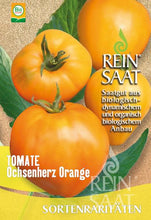 Lade das Bild in den Galerie-Viewer, ReinSaat - Tomate &#39;Ochsenherz Orange&#39;
