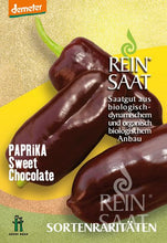 Lade das Bild in den Galerie-Viewer, ReinSaat - Paprika &#39;Sweet Chocolate&#39;
