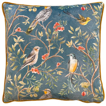 Lade das Bild in den Galerie-Viewer, Riva Home - Kissen Orient Chinoiserie Schieferblau
