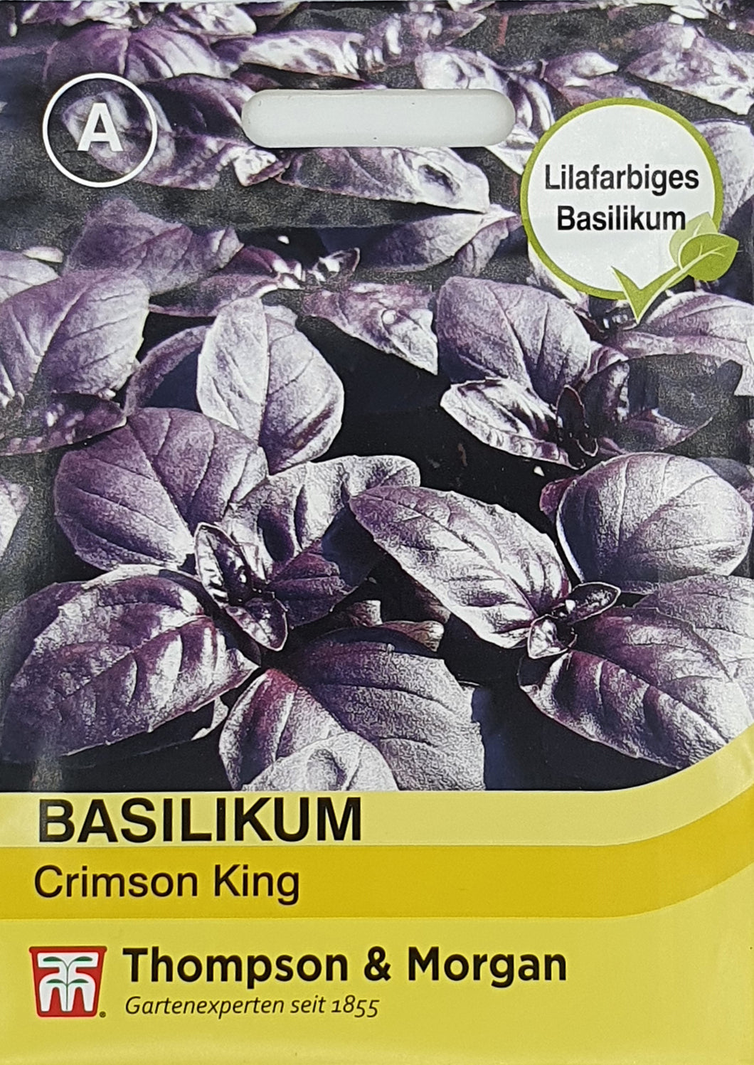 Basilikum Crimson King - Königliche Gartenakademie