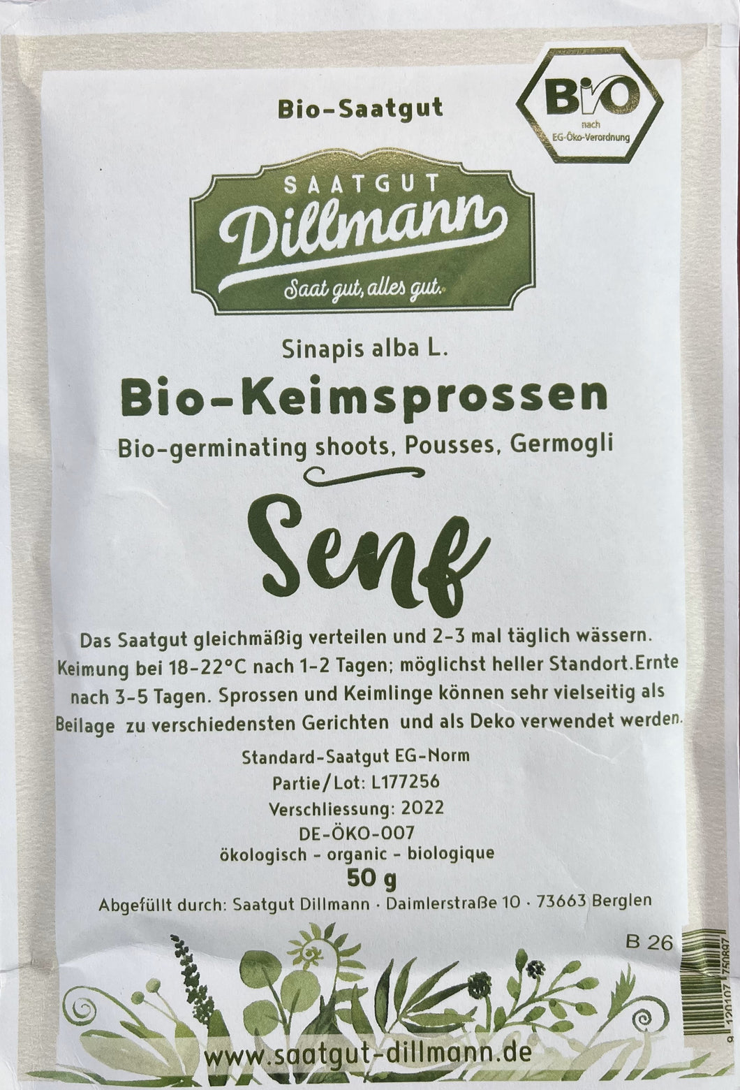 Keimsprossen Senf Bio