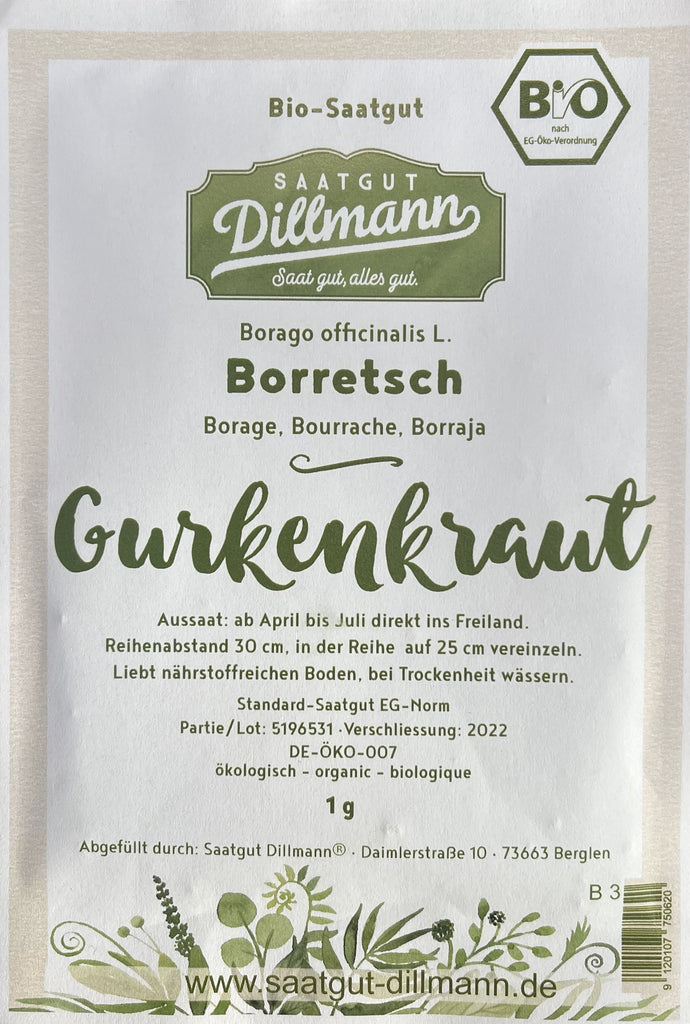 Borretsch Gurkenkraut - Bio