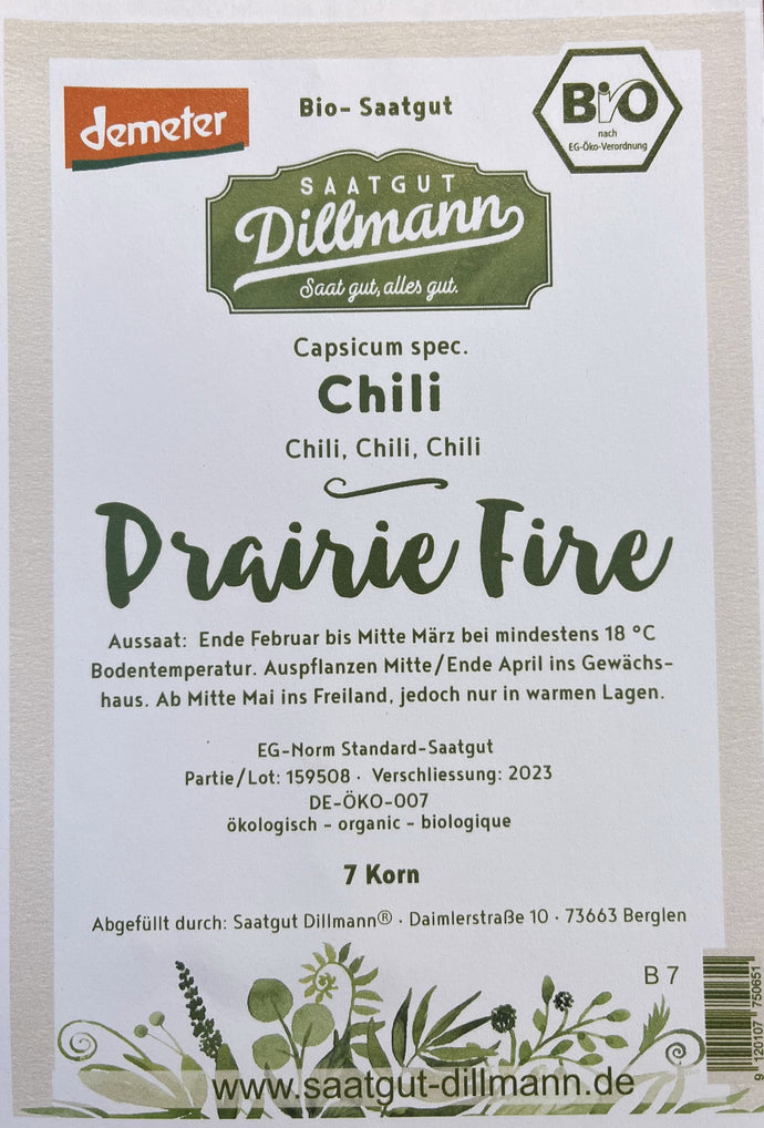 Chili Prairie Fire - Bio