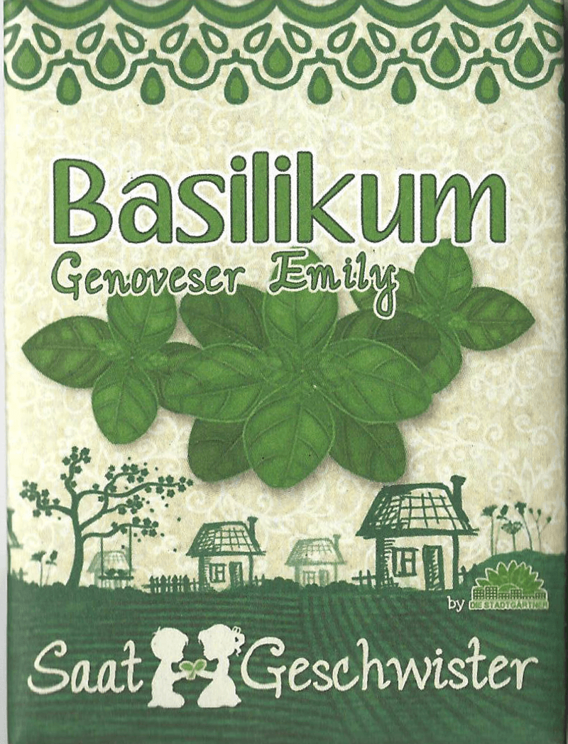 Saatgut - Basilikum  Genoveser Emily  - Bio - Königliche Gartenakademie