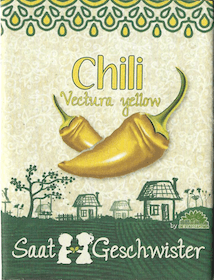 Saatgut - Chili  Vectura Yellow - Königliche Gartenakademie