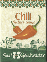 Lade das Bild in den Galerie-Viewer, Saatgut - Chili  Vectura Orange - Königliche Gartenakademie
