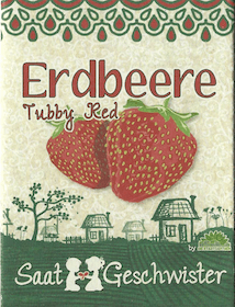 Saatgut - Erdbeere  Tubby Red - Königliche Gartenakademie