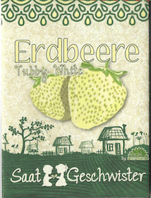 Saatgut - Erdbeere  Tubby White - Königliche Gartenakademie