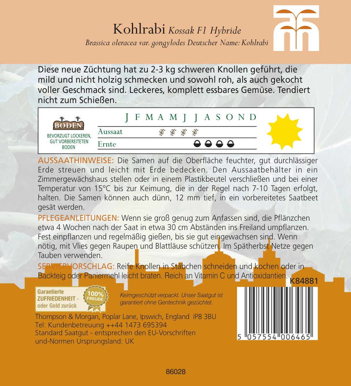 Kohlrabi Kossak - Königliche Gartenakademie