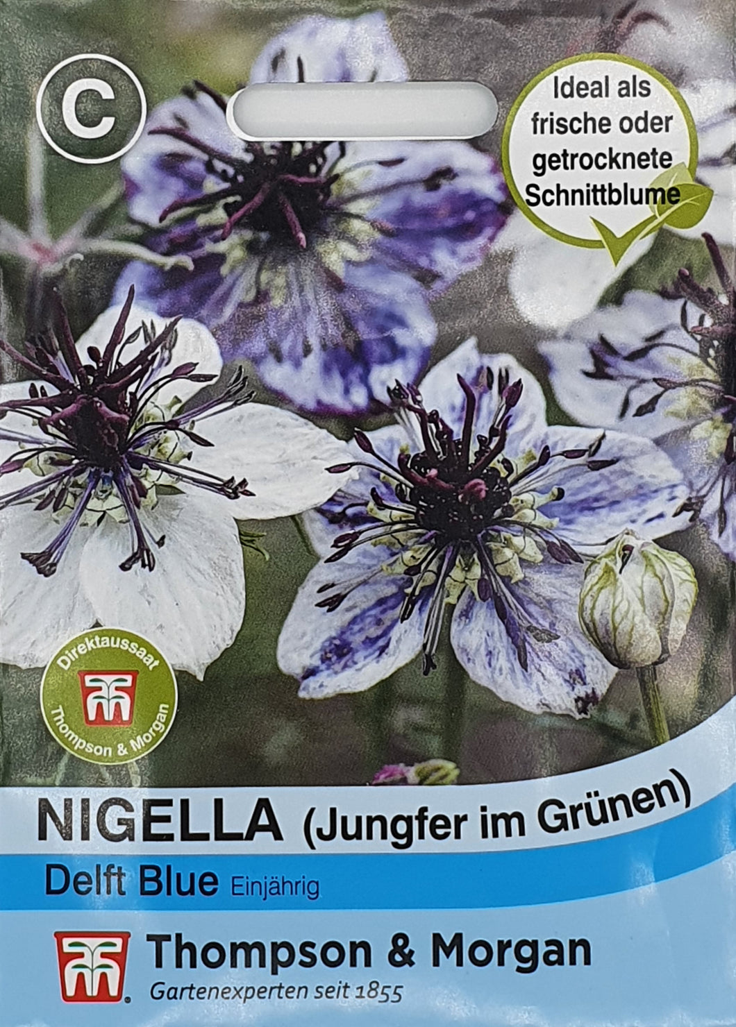 Nigella (Jungfer im Grünen) Delft Blue - Königliche Gartenakademie