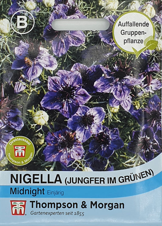 Nigella (Jungfer im Grünen) Midnight - Königliche Gartenakademie