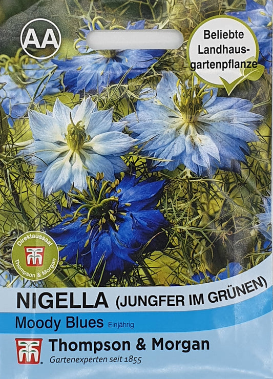 Nigella (Jungfer im Grünen) Moody Blues - Königliche Gartenakademie