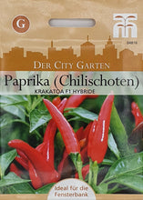 Lade das Bild in den Galerie-Viewer, Paprika (Chilischoten) Krakatoa F1 Hybride - Königliche Gartenakademie
