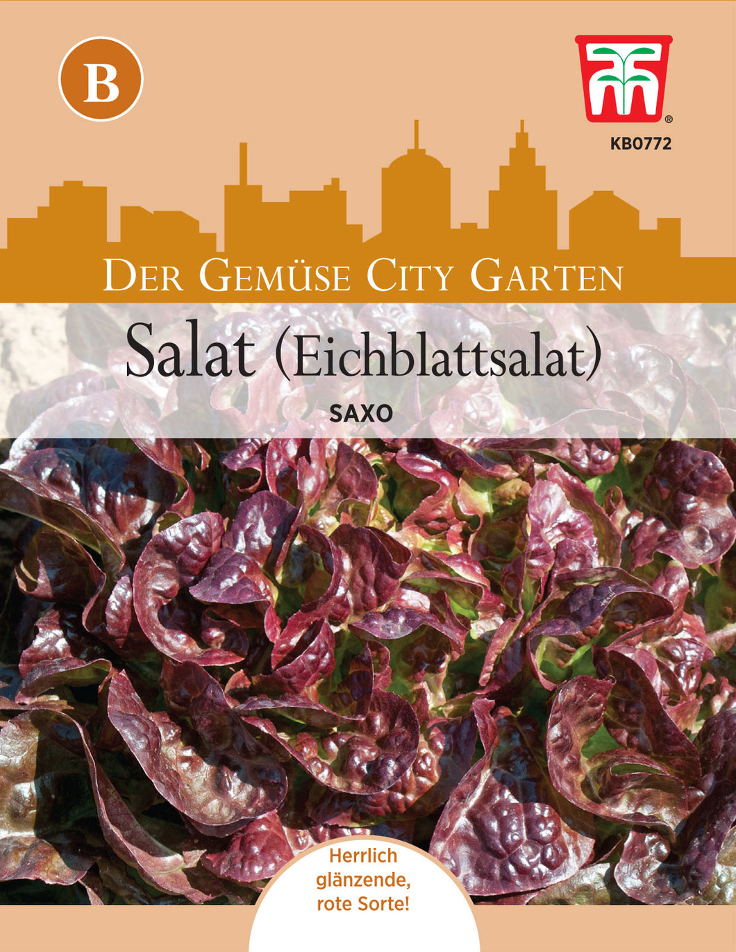 Salat (Eichblattsalat) Saxo - Königliche Gartenakademie