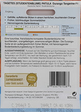 Lade das Bild in den Galerie-Viewer, Tagetes (Studentenblume) Tangerine F1 Hybride - Königliche Gartenakademie
